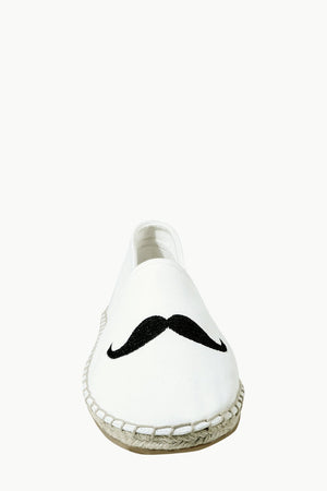 Men's Oatmeal Mustache Tag Espadrilles