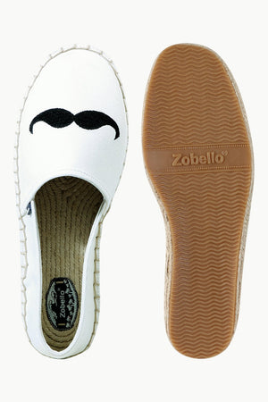 Men's Oatmeal Mustache Tag Espadrilles