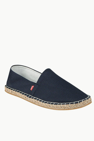 Men's Printed Navy Canvas Espadrilles