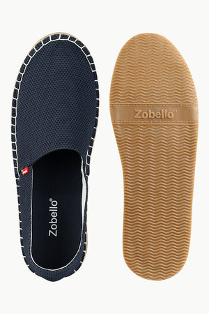 Men's Printed Navy Canvas Espadrilles
