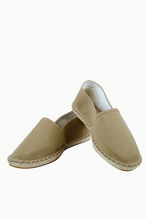 Men's Sand Canvas Basque Espadrilles