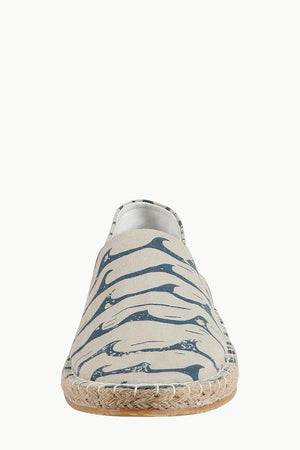 Men's Sea Print Beige Espadrilles