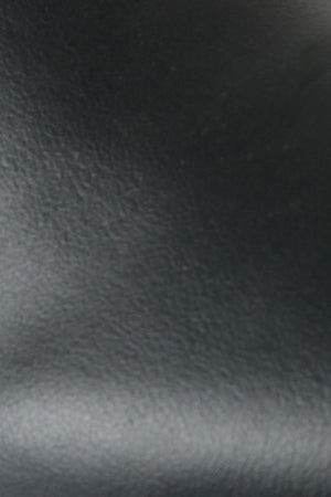 Men's Solid Black Faux Leather Juttis