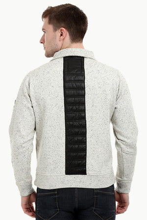 Men's Space Dyed Knit Popover Sweatshirt