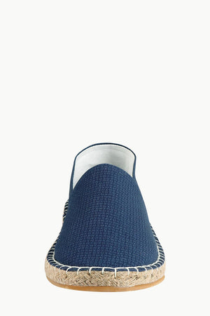 Men's Thread Print Navy Espadrilles