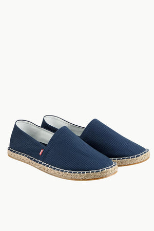Men's Thread Print Navy Espadrilles