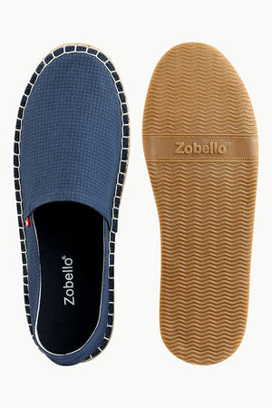 Men's Thread Print Navy Espadrilles