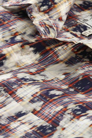 Men's Western Dyed Check Shirt