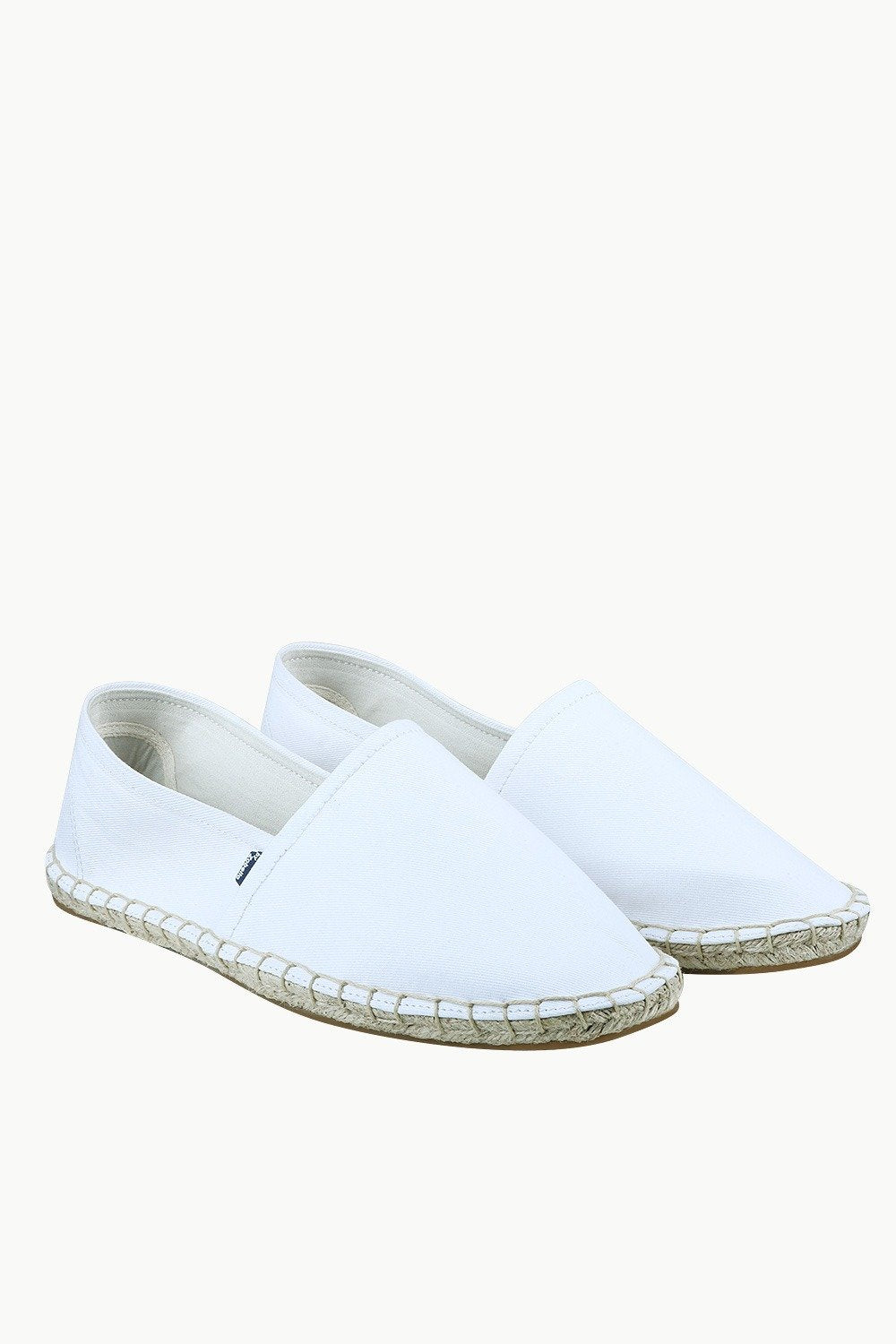 Buy Online Men's White Canvas Basque Espadrilles With New Style at