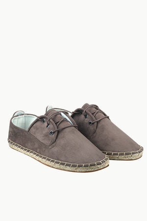 Men's Zinwaldite Suede Lace Up Espadrilles