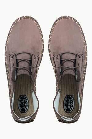 Men's Zinwaldite Suede Lace Up Espadrilles