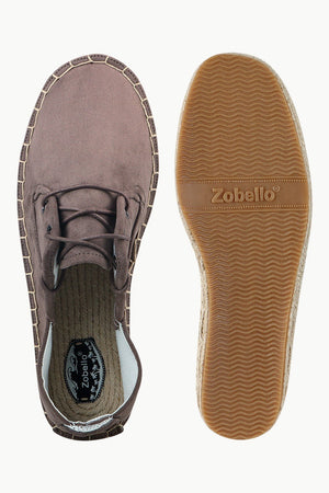 Men's Zinwaldite Suede Lace Up Espadrilles