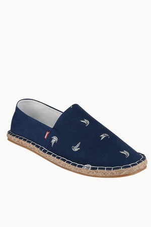 Mens Banana Embroidered Espadrilles