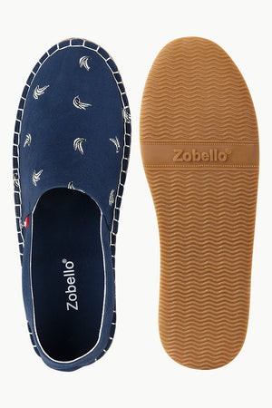Mens Banana Embroidered Espadrilles