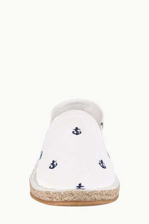 Mens Beige Anchor Espadrilles