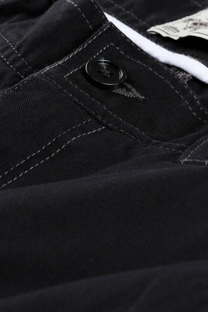 Mens Black Cargo Summer Shorts
