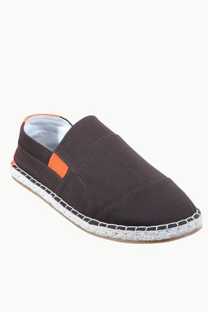 Mens Brown Cut N Sew Espadrilles