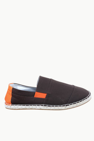 Mens Brown Cut N Sew Espadrilles
