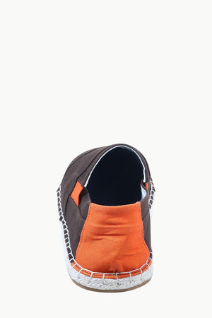 Mens Brown Cut N Sew Espadrilles