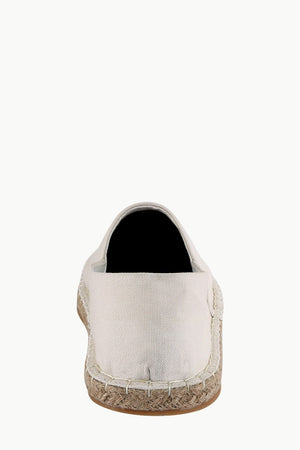 Mens Embroidered Oatmeal Espadrilles