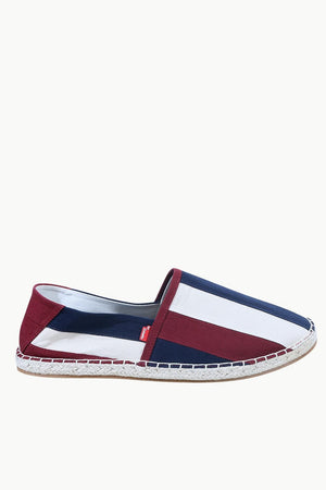Mens Indigo Cut N Sew Denim Espadrilles