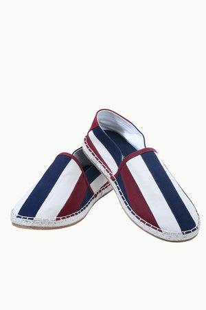 Mens Indigo Cut N Sew Denim Espadrilles
