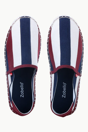 Mens Indigo Cut N Sew Denim Espadrilles