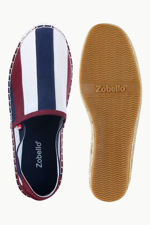 Mens Indigo Cut N Sew Denim Espadrilles