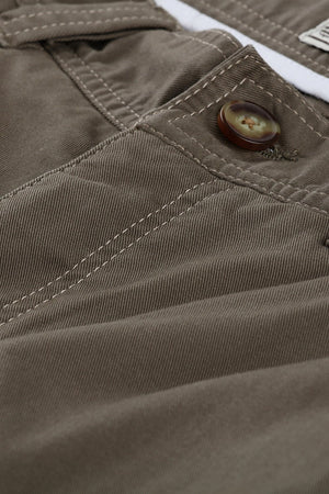 Mens Olive Green Cargo Summer Shorts