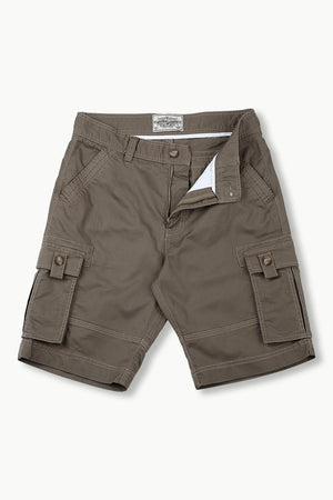 Mens Olive Green Cargo Summer Shorts