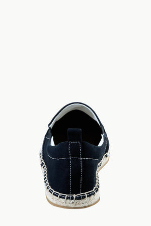 Mens Padded Leather Stripes Espadrilles