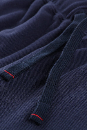 Mens Pique Knit Navy Workout Shorts