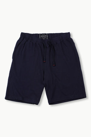 Mens Pique Knit Navy Workout Shorts