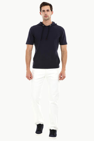 Mens Short Sleeve Hooded T-Shirt