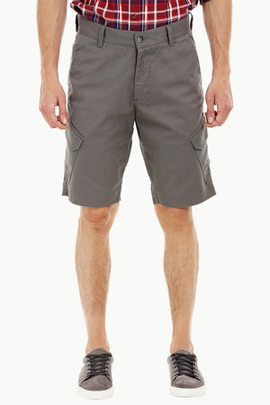 Mens Slate Grey Cargo Summer Shorts