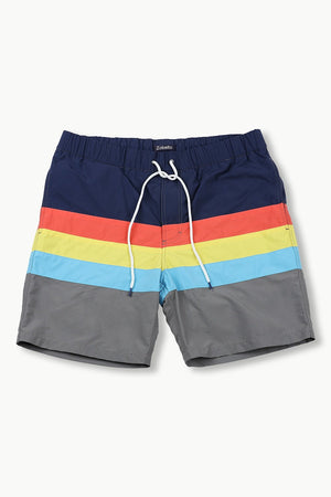 Mens Sporty Multicolour Quickdry Swimshorts