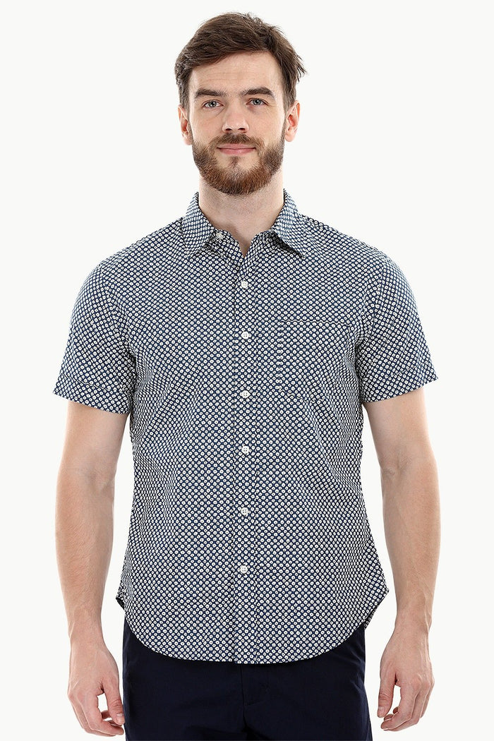 Mini Flower Print Miami Shirt