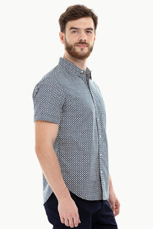 Mini Flower Print Miami Shirt