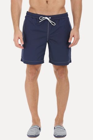 Bright Hue Voyage Swim Shorts With Elastic Waistband