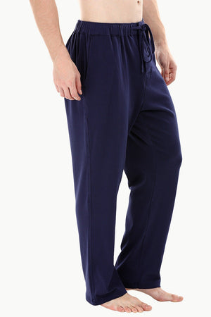 Navy Brushed Knit Pyjamas