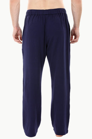 Navy Brushed Knit Pyjamas