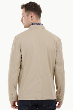Nehru Bandhgala Khaki Jacket
