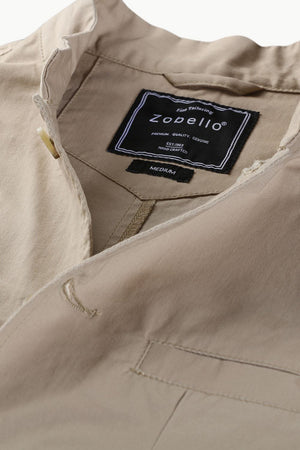Nehru Bandhgala Khaki Jacket