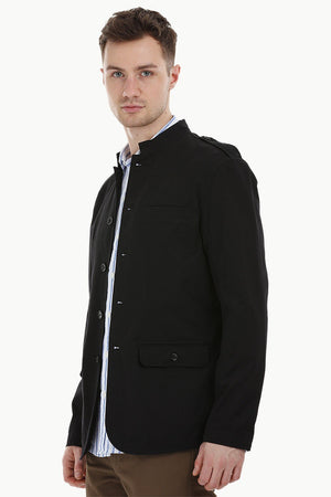 Nehru Buttoned Casual Jacket