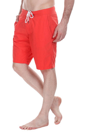 Solid Quick Dry Board Shorts With Side Pockets
