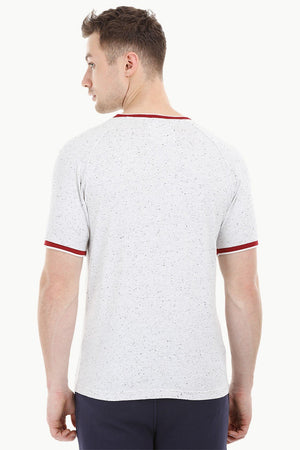 Oatmeal Contrast Pocket T-Shirt