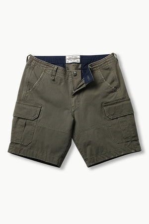 Olive Green Rugged Cargo Shorts