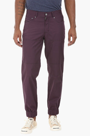 Faux Panel Cuff Jogger Sweatpants