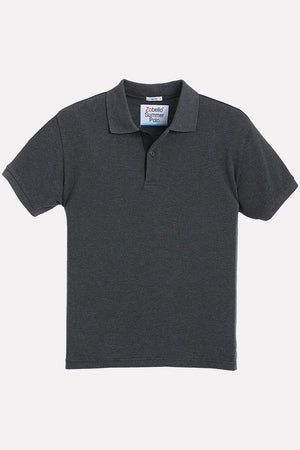 Cotton Heather Pique Soft Polo Tee