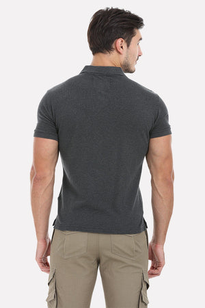 Cotton Heather Pique Soft Polo Tee